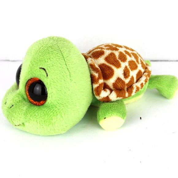 TY Beanie Boos SANDY the Turtle (Glitter Eyes) (Round Feet) Medium 9 inch 9" - Picture 1 of 5